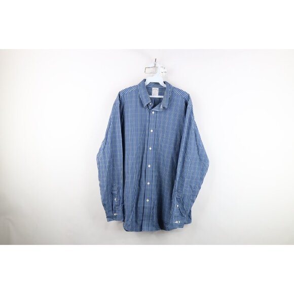 Vintage Brooks Brothers Mens XL Regent Non Iron Collared Button Down Shirt Plaid - Picture 1 of 11